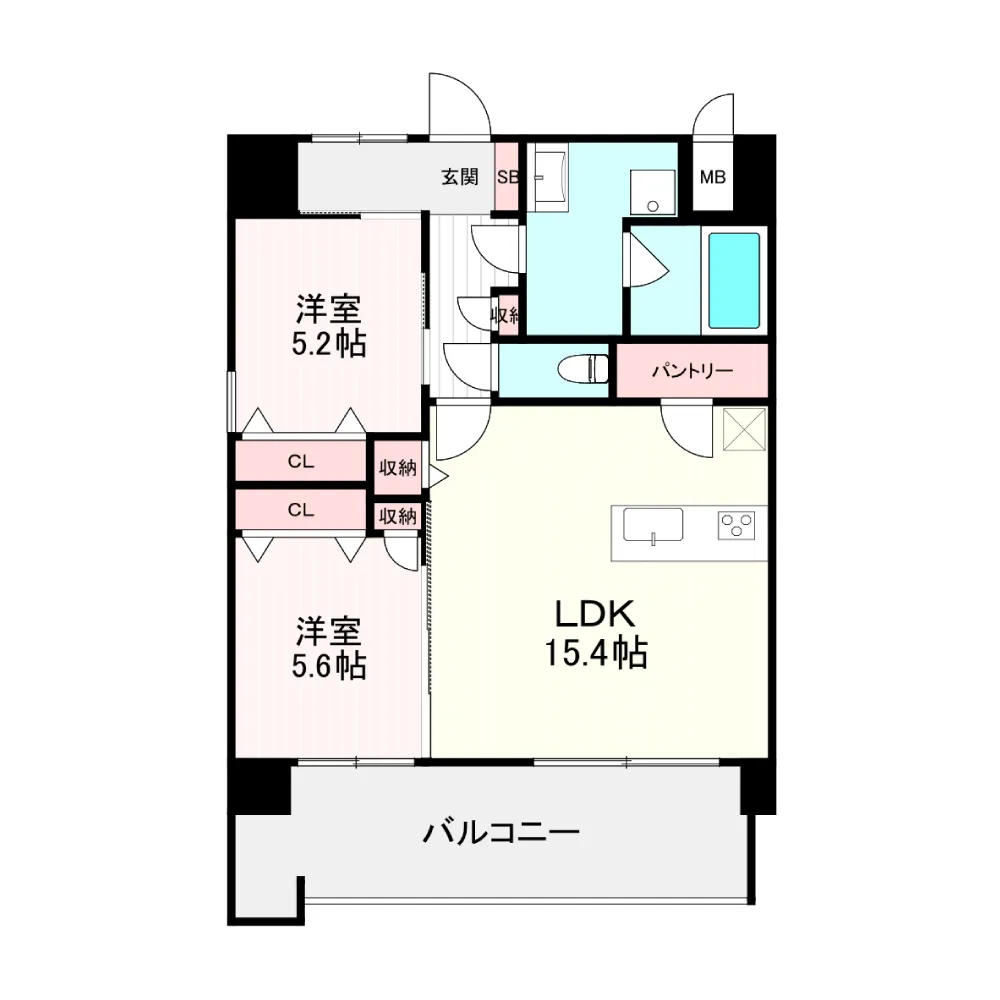 間取・2LDK｜Atype