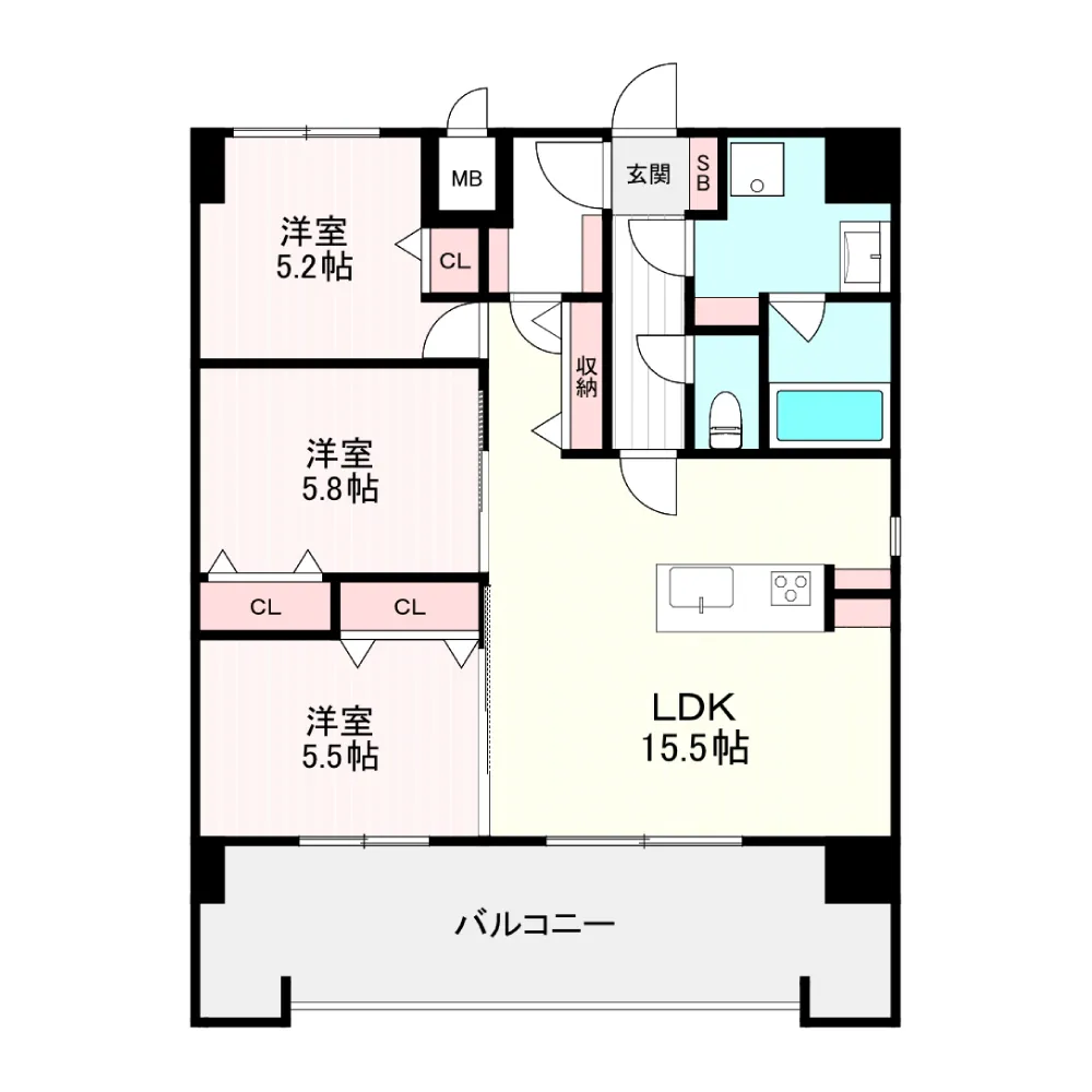 間取・3LDK｜Atype